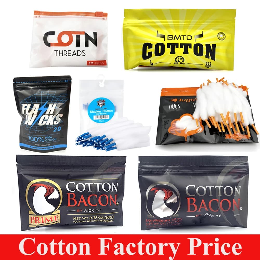 Coton Bacon Prime argent or Bacon bio préconstruit coton V2 pour ZEUS BSKR profil MTL DL reconstruir