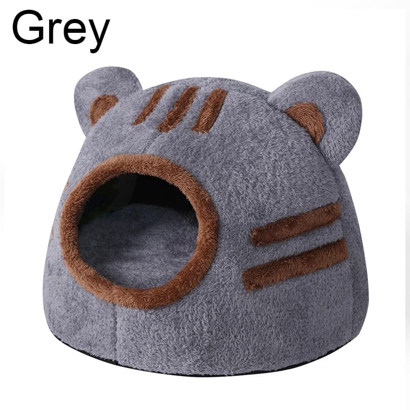 Lit pour animaux de compagnie, maison de couchage pour chiot, grotte gigogne, lit confortable pour c
