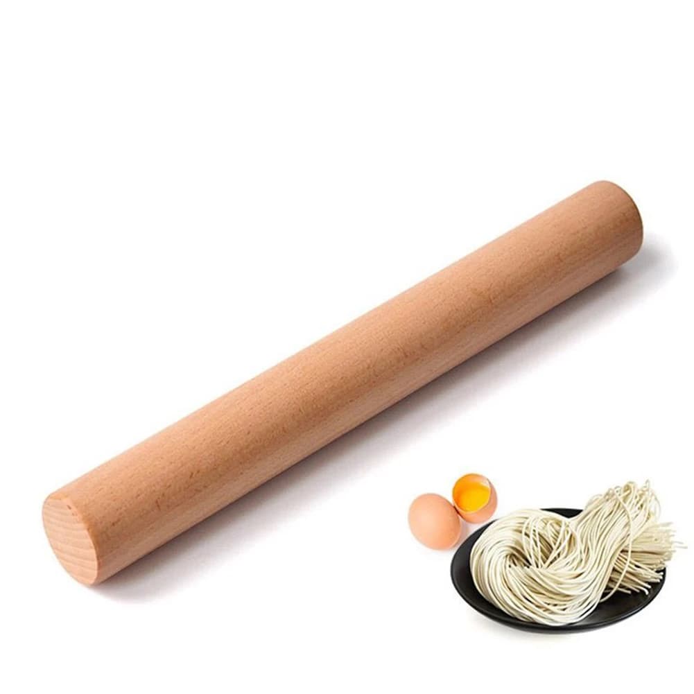 2024 nouveau hêtre bois massif ménage boulette peau Mini rouleaux broche bâton pâte outil de cuisson