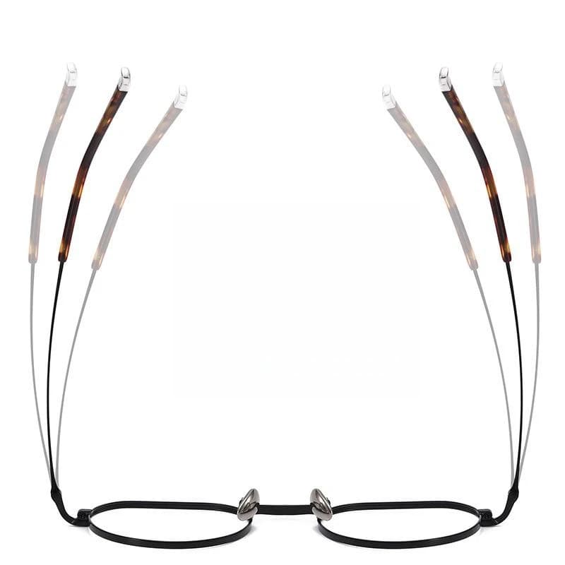 FIRADA lunettes confortables à la mode luxueux rond lunettes en titane montures de lunettes de vue p