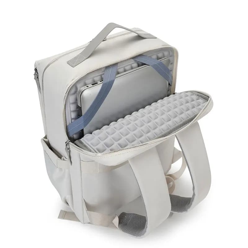 Nouveau sac à dos de voyage pour femmes Airbag résistant aux chocs 15 pouces pochette d'ordinateur h