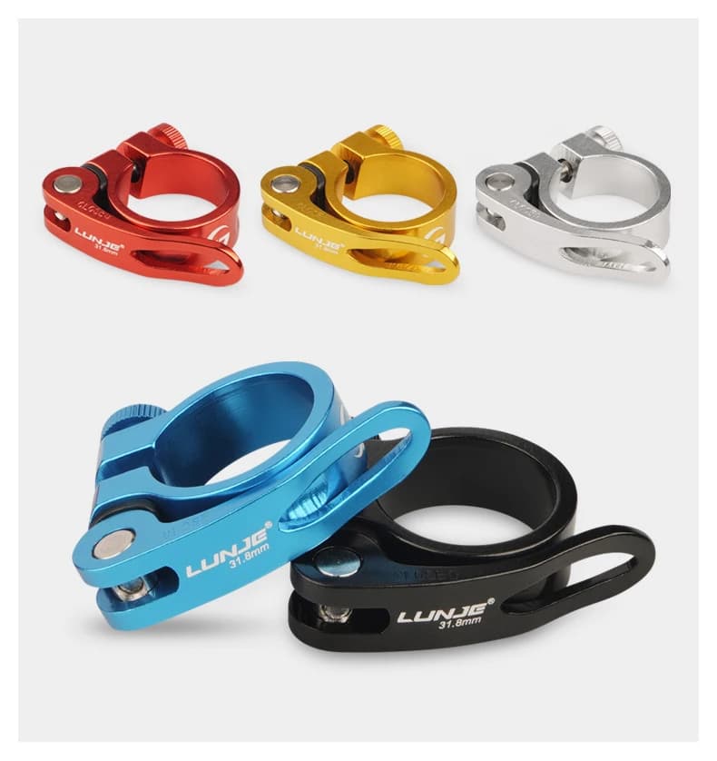 Collier de serrage pour tige de dégager de vélo en alliage d'aluminium, pince pour tube de siège de 