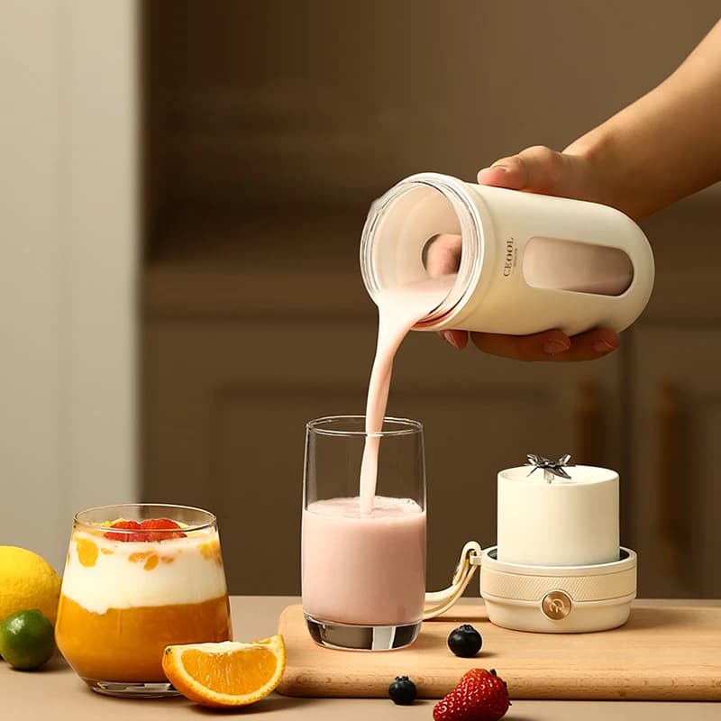 Mélangeur électrique portable, 10 pièces, 350ml, Ju479, fruits, 3000mAh, aste par USB, SmUnvétérans 