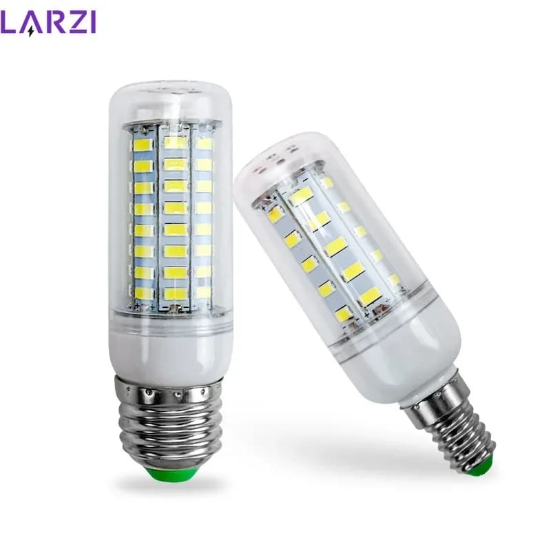 Lampe LED E27 E14 Lampada SMD 5730 220V ampoule de maïs 24 36 48 56 69 72 LED lustre bougie lumière 