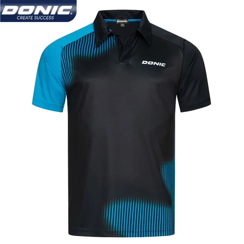 Maillot de tennis de table respirant pour hommes et femmes, manches courtes, t-shirt de ping-pong, c