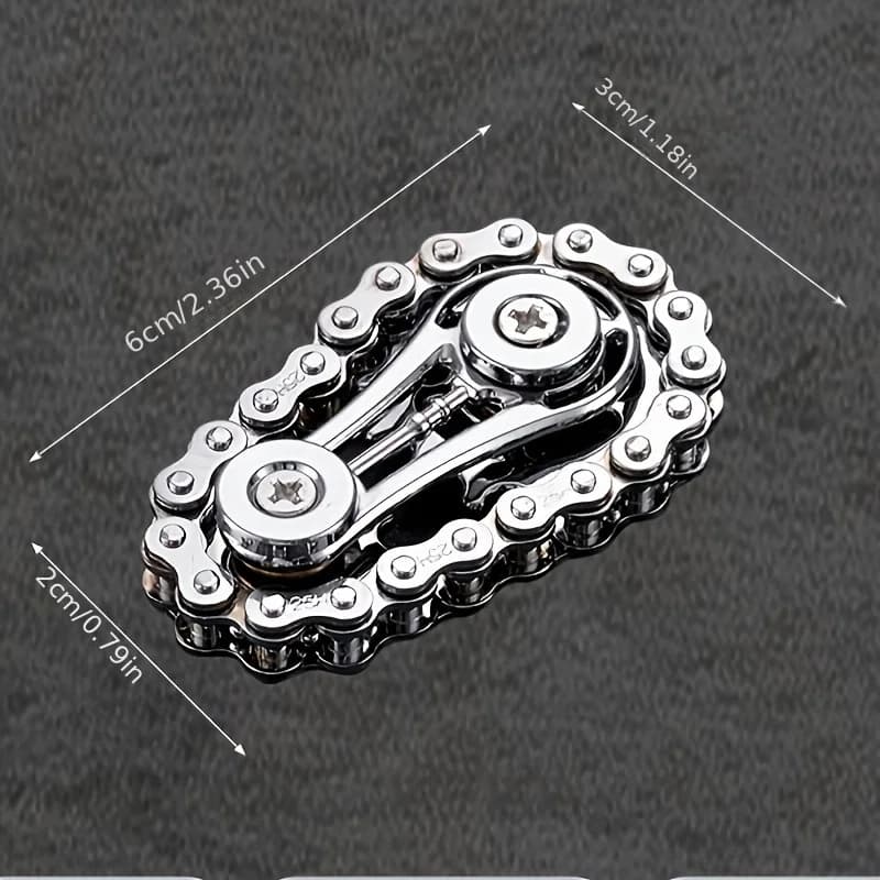Nouvelles pignons volant d'inertie doigt Gyro Fidget Spinner anti-stress anxiété chaînes de vélo en 