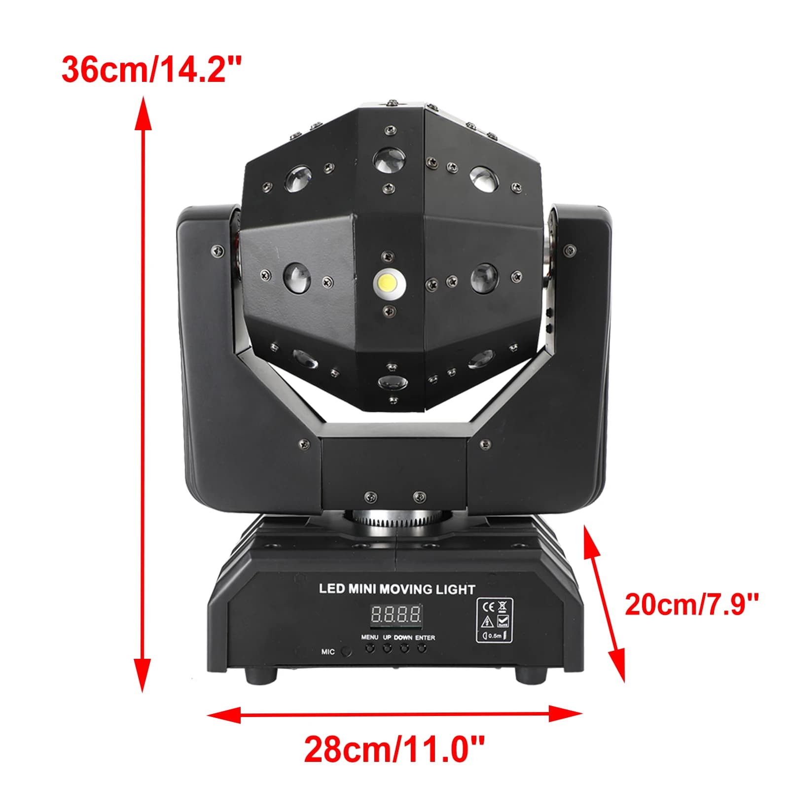 Lumière de Scène à Tête Mobile Laser RGBW 3 en 1 LED DMX DJ Chang, Éclairage d'Effet de ix