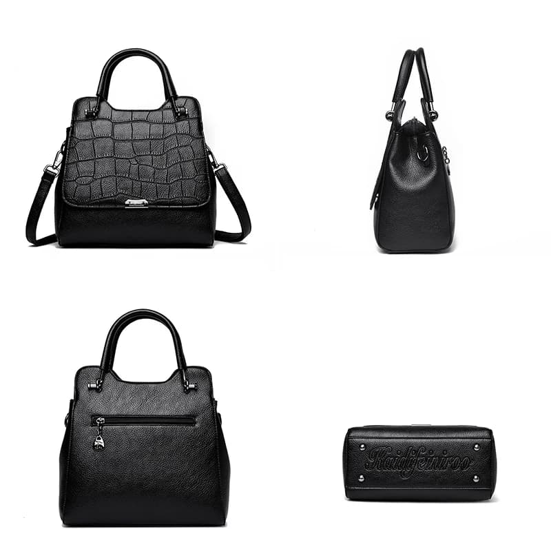 Femmes Vintage seau sac à bandoulière en cuir PU grande capacité sac à main sac à main dames mode sa