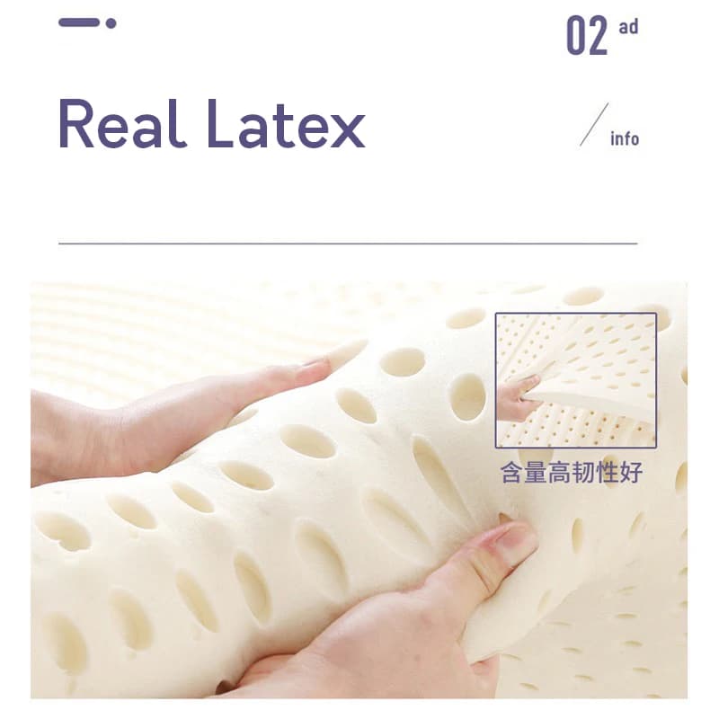 Matelas en latex naturel 100% thaïlandais, liquide, pour la maison, simple, double, avec housse, Kin