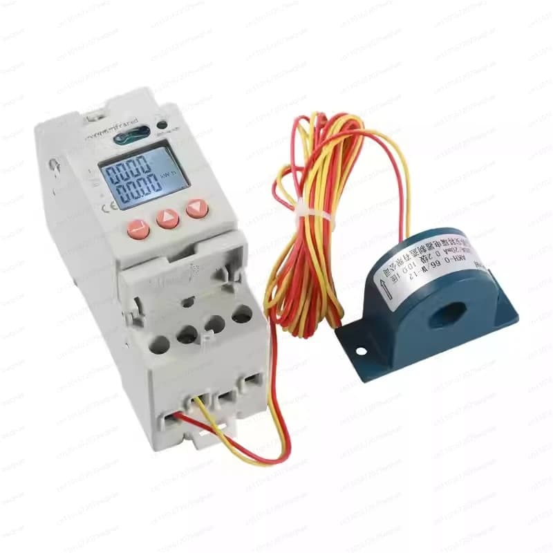 Compteur intelligent sur rail DIN DDSD1352, analyseur de puissance monophasé avec RS485 Modbus pour 