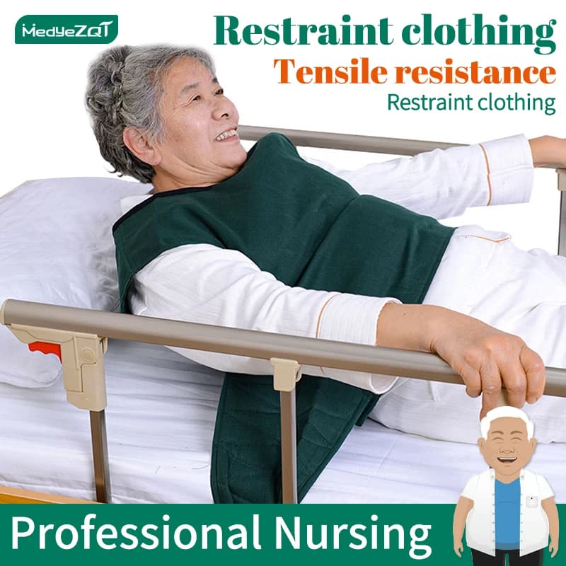 Gilet de retenue anti-chute pour les patients d'Alzheimer, les patients limités de la chute du lit, 