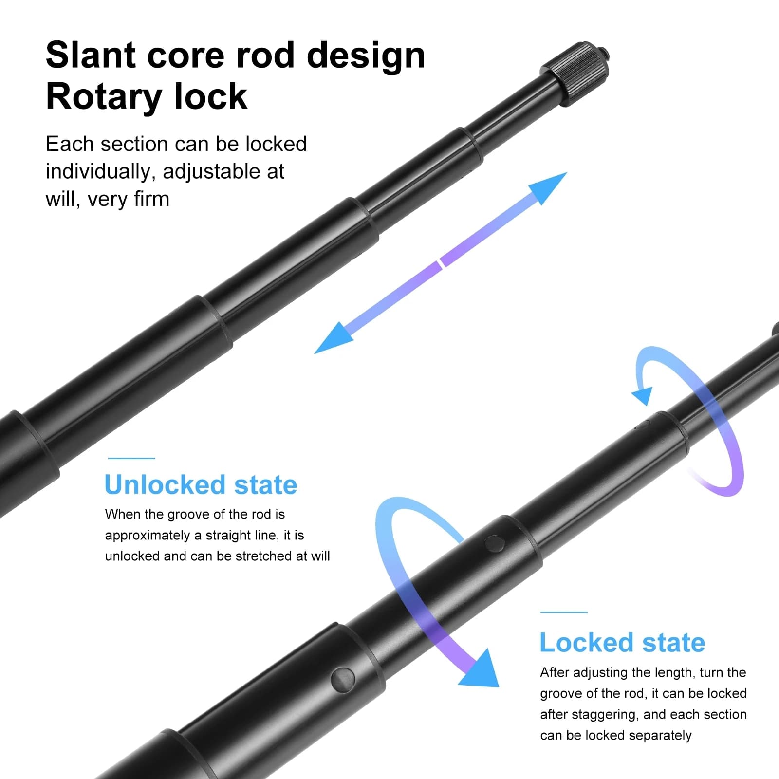 PULUZ – sangle de montage de ceinture de taille et monopode pour perche à Selfie, pour GoPro/Insta36