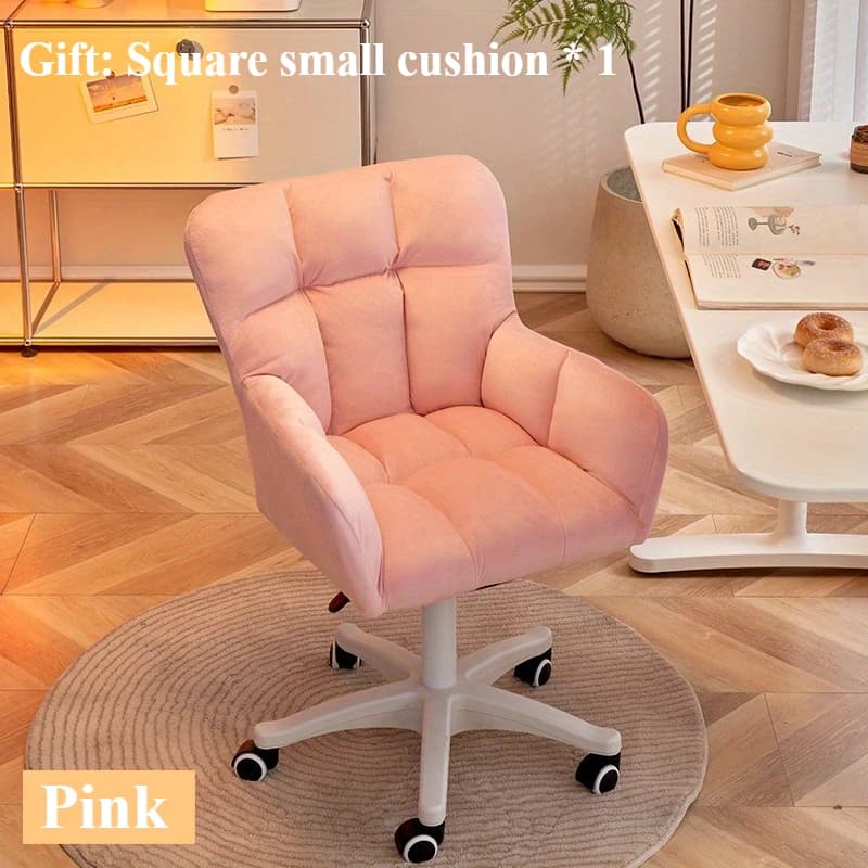 Chaise d'ordinateur, chaise pivotante pour la maison, chaise de bureau confortable, chaise longue de