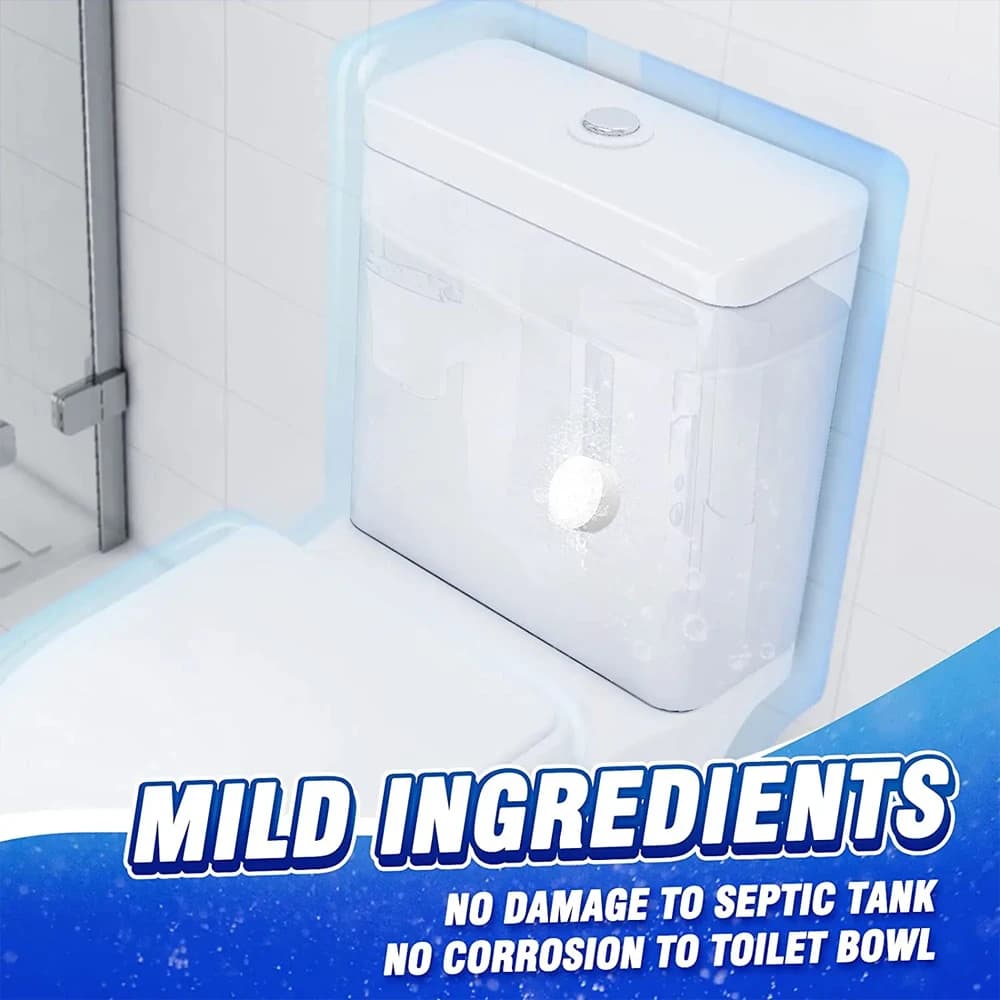 Cubicseven-Nettoyant effervescent automatique pour cuvette de toilette, dépistolet ant pour livres, 