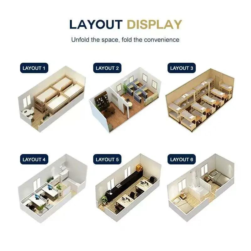 Prix usine conteneur maison de luxe petite maison mobile pliable maison conteneur extensible préfabr