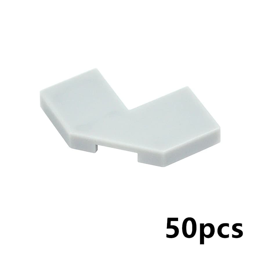 Blocs de construction d'angle, 50 pièces, particules lisses 27263 2x2, carreaux plats, pièces de bri