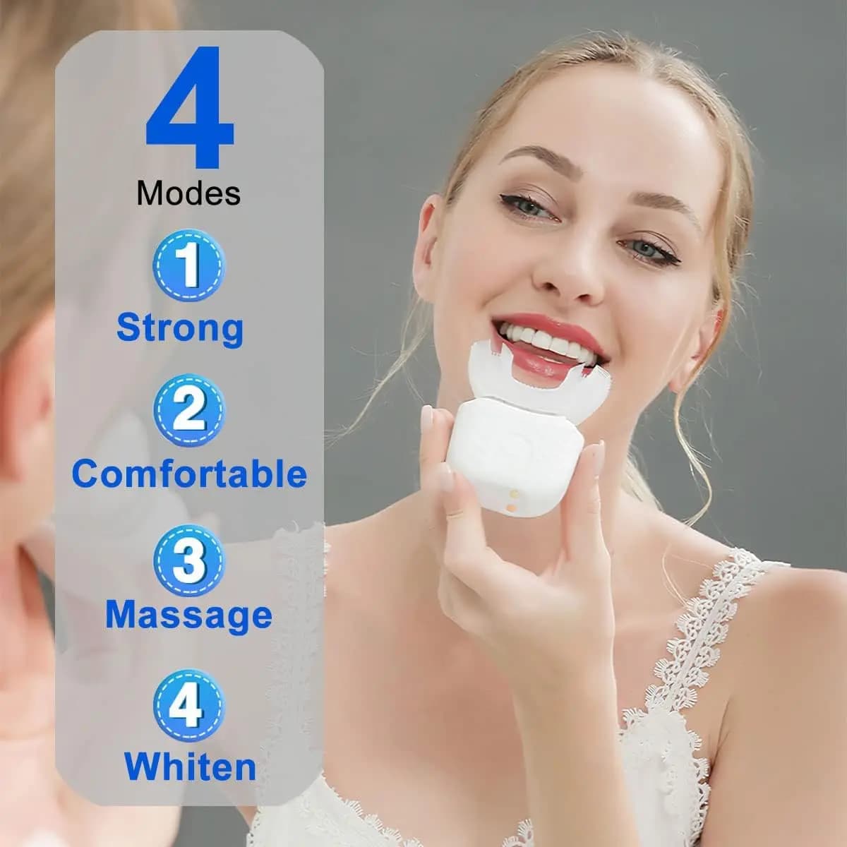 Brosse à dents électrique automatique en forme de U, 360 degrés, fabricant de soins dentaires