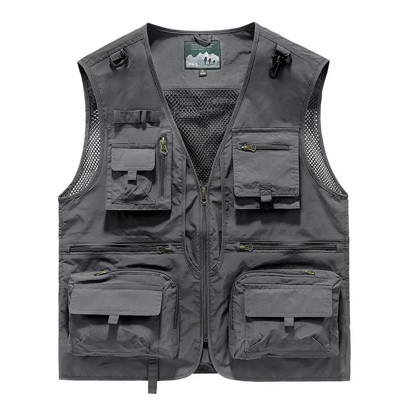 FGKKS – gilet multi-poches pour hommes, nouveau gilet de pêche respirant pour l'extérieur, design de