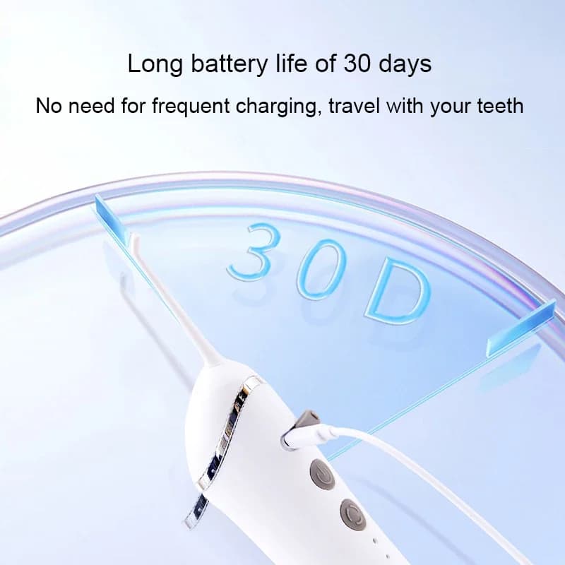 YOUPIN puissant Jet d'eau dentaire irrigateur Oral électrique 3 Modes bain de bouche Machine à laver
