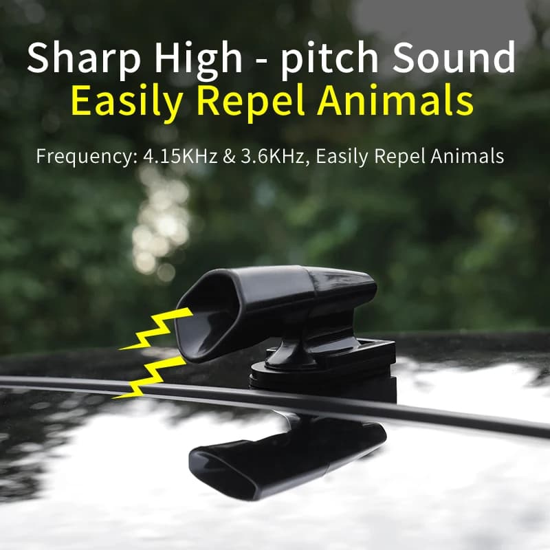Alarme ultrasonique ABS anti-collision pour animaux, répulsif pour cerfs, pour une conduite sécurisé