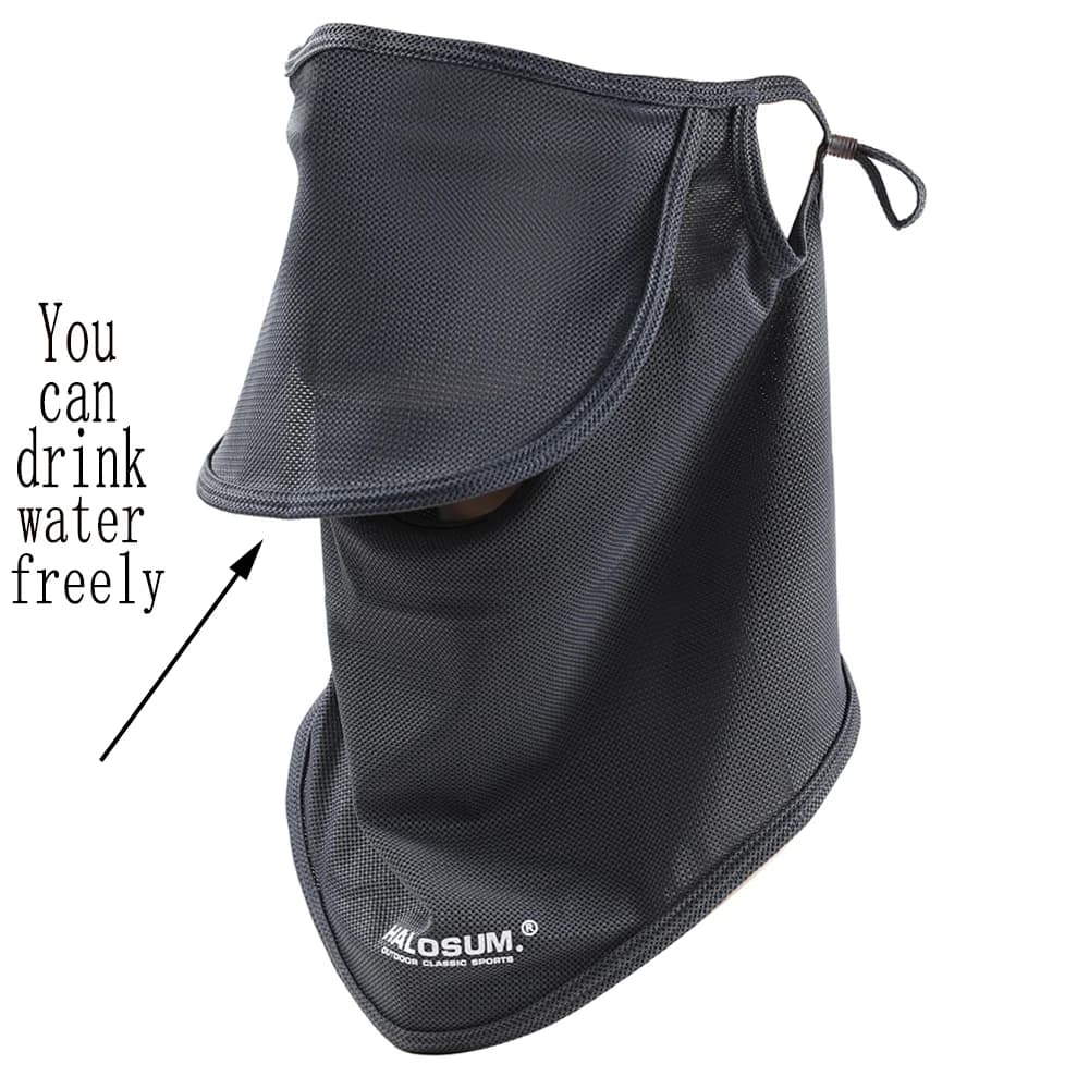 Masque de Protection solaire en soie glacée pour hommes et femmes, Protection UV d'été, guêtre de co