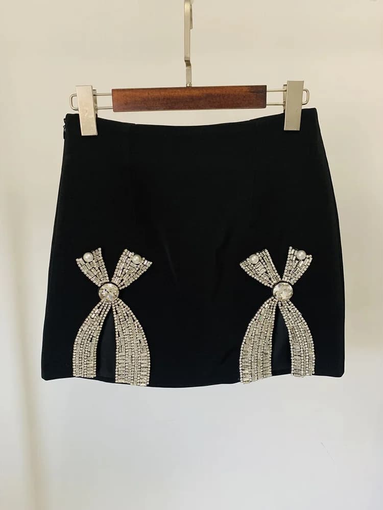 Ensemble de costume de créateur de haute couture 2026, pour femmes, luxueux, avec des diamants et de