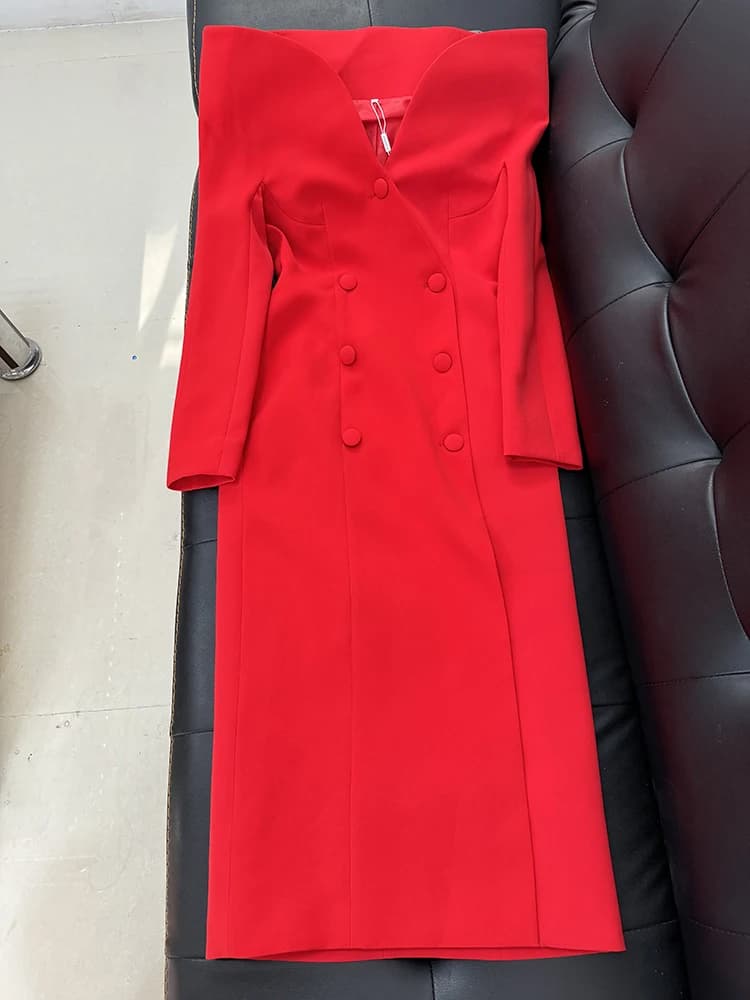 HIGH STREET Nouvelle Collection 2026 Manteau Long Trench à Col Montant pour Femme, Modèle Designer