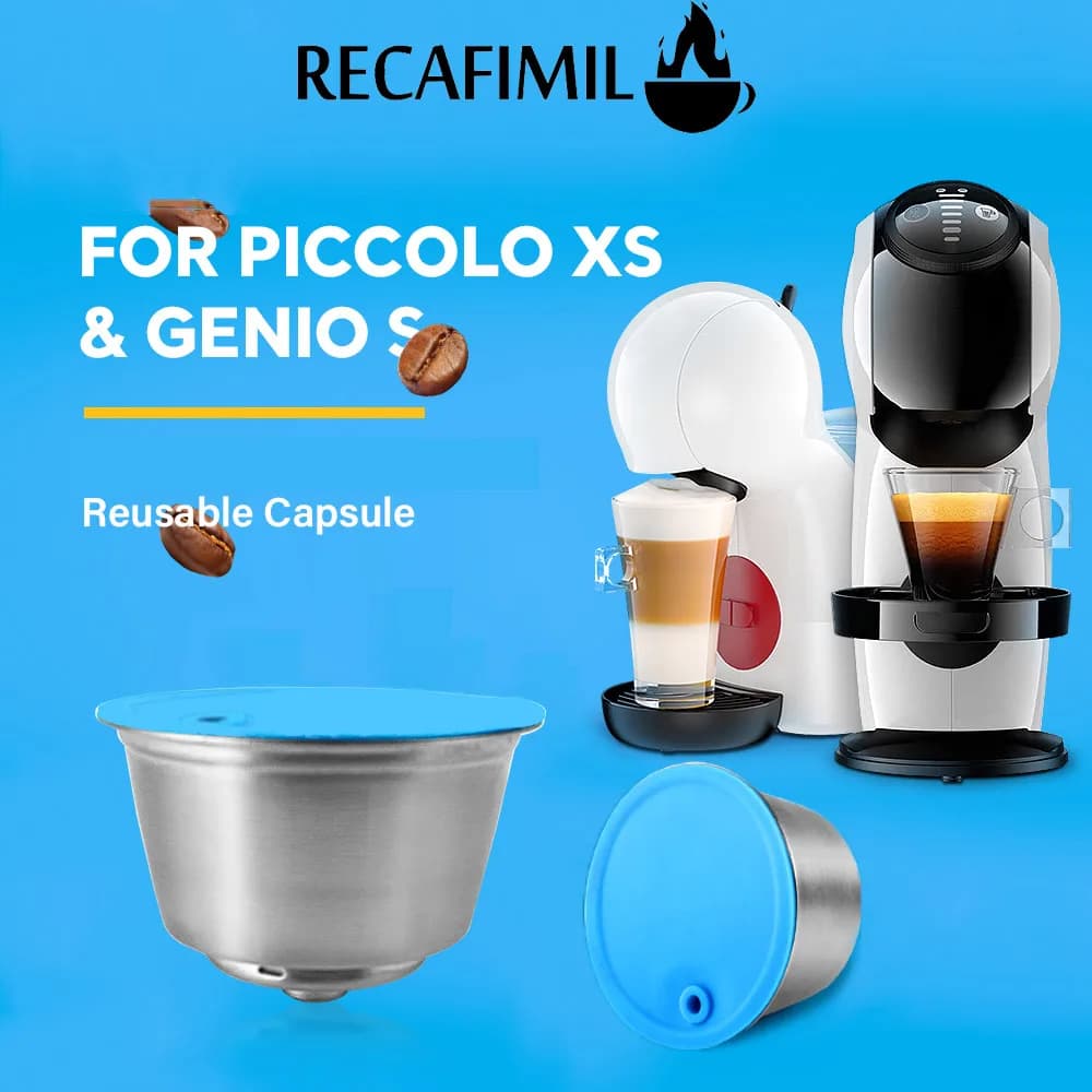 Capsules de café réutilisables Dolce Gusto, dosette de recyclage pour Nescafe Picolo xs Repuesto, fi