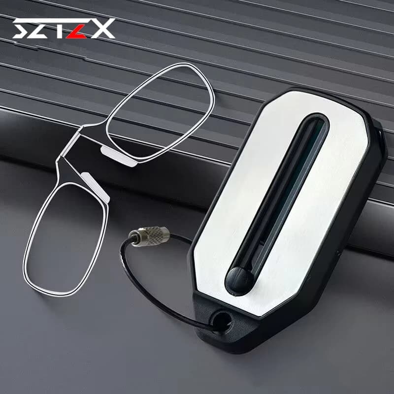 Lunettes de lecture à clipser pour le nez, pliables, ultralégères, porte-clés, pour hommes et femmes