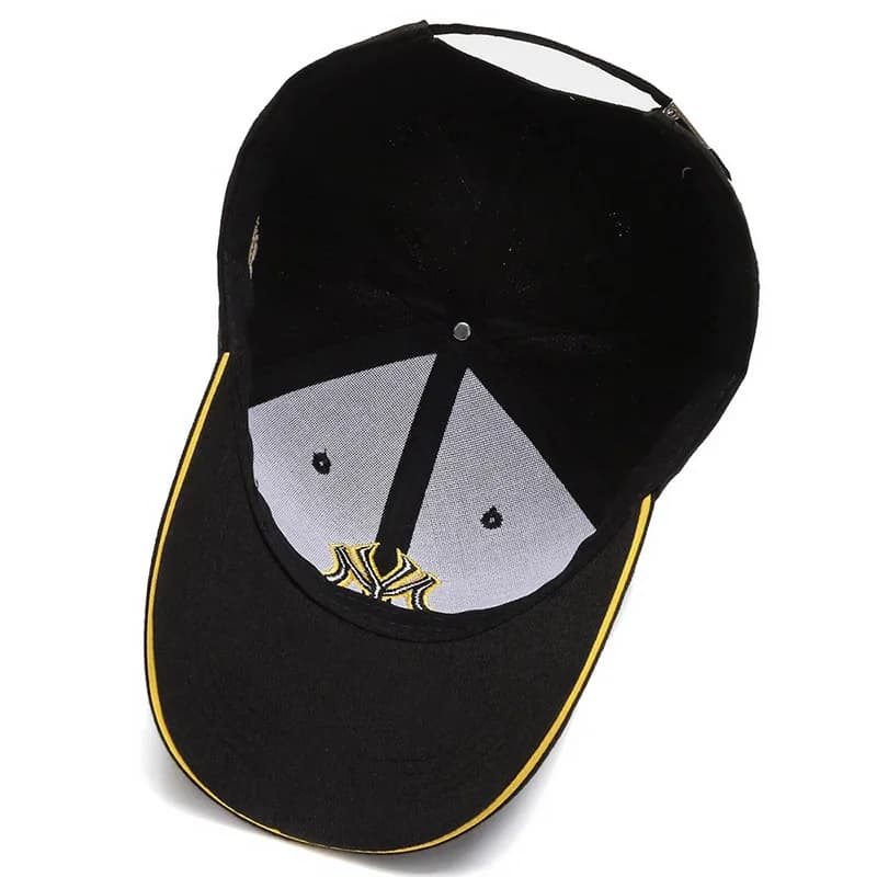 Chapeaux quatre saisons pour hommes, tendance, noir, rétro, brooklyn, lettre brodée, Baseball, coton