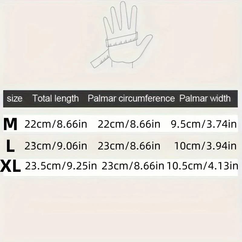 Gants d'hiver pour hommes imperméables coupe-vent froid gants snowboard moto conduite chaude écran t