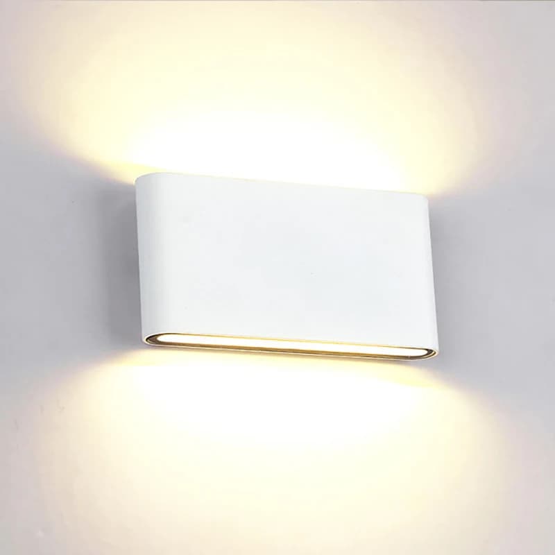 Applique murale nordique en aluminium, Style moderne, éclairage d'intérieur étanche IP65, éclairage 