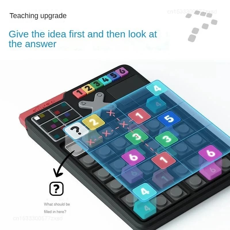 Giiker-Jouet de puzzle électronique intelligent pour enfants, Sudoku, Échelle de pensée mathématique