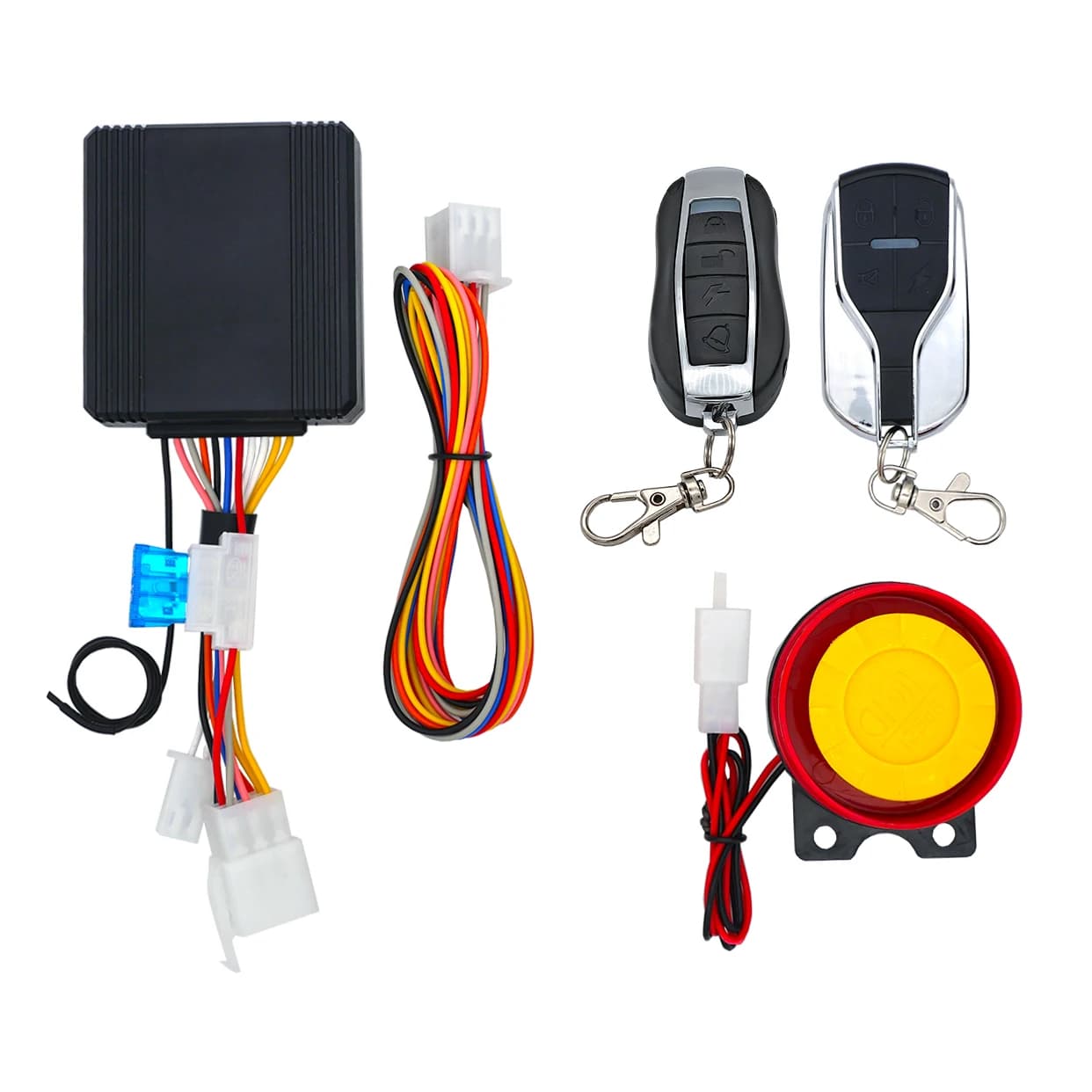 Alarme de moto 12V avec alerte de vibration, rappel de clignotant, armement automatique, démarrage à
