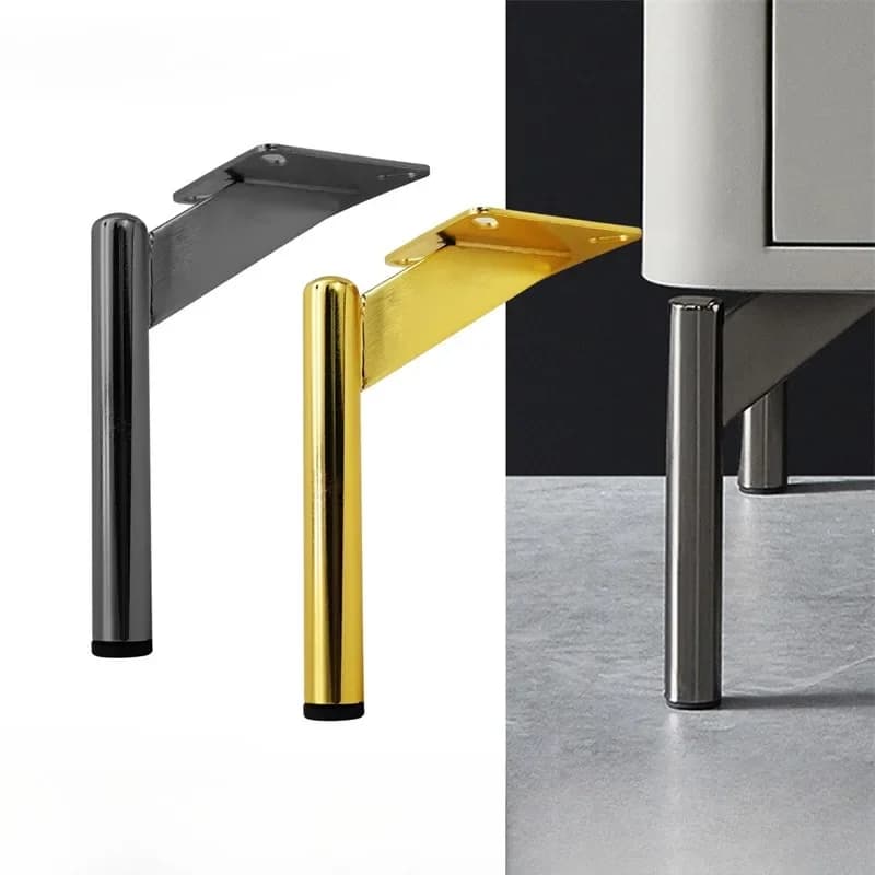 Pieds Métalliques pour Table Basse, Canapé, Lit, Chaise, Armoire, Armoires, Commode, Accessoires de 
