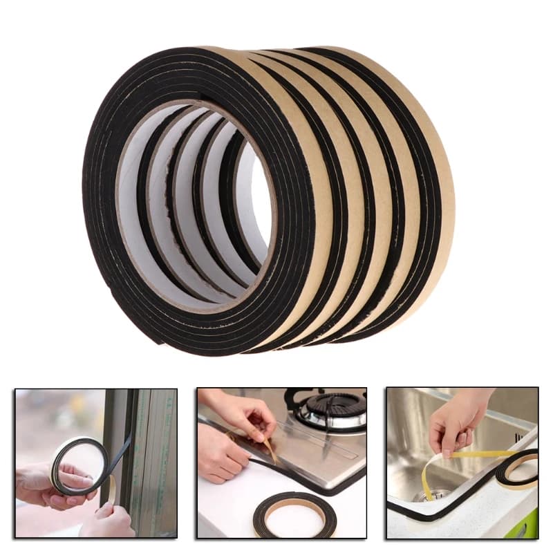 5 pièces 2M cuisinière à gaz pour cuisinière fente bande antisalissure bande d'étanchéité bande cuis