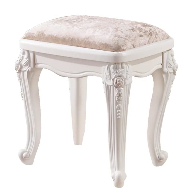 Maison chambre salon tabouret surface douce sac souple haut de gamme maquillage tabouret européen dr