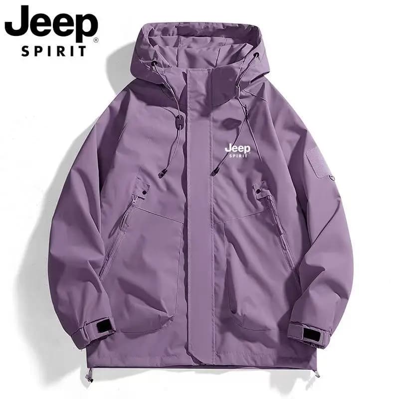 Veste coupe-vent JEEP pour hommes et femmes, nouveau style printemps/automne 2026, coupe-vent à capu