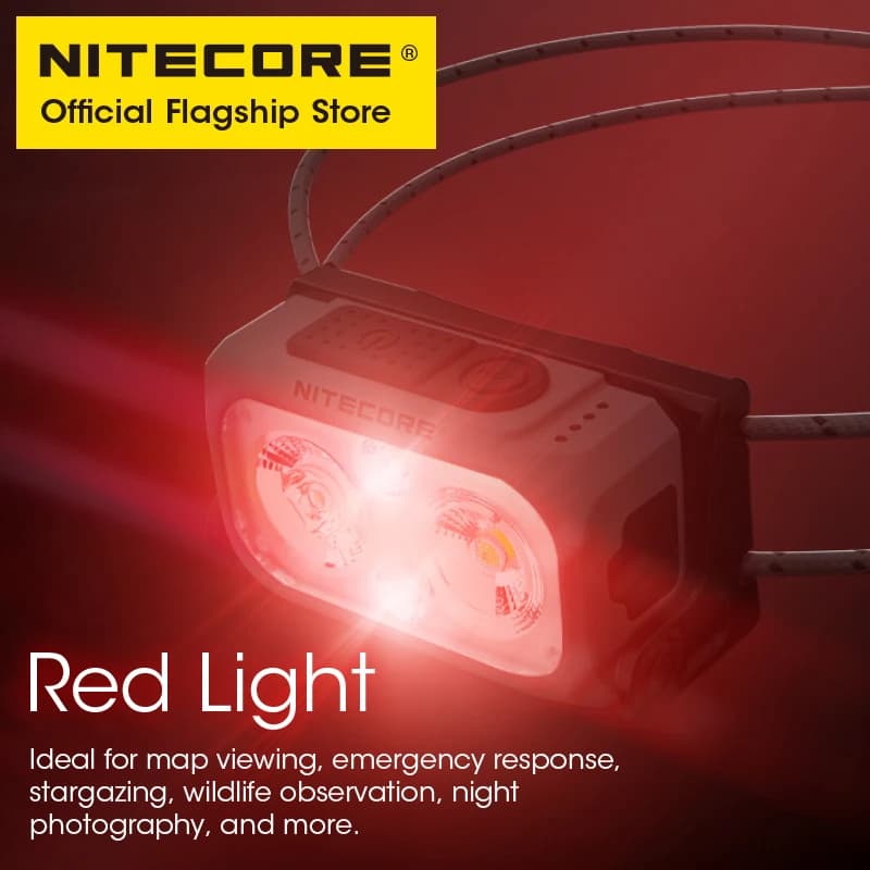 NITECORE NU21 Touristes Faisceau Sauna Lampe USB-C Rechargeable 360 Lumen Courant Pêche observateur 