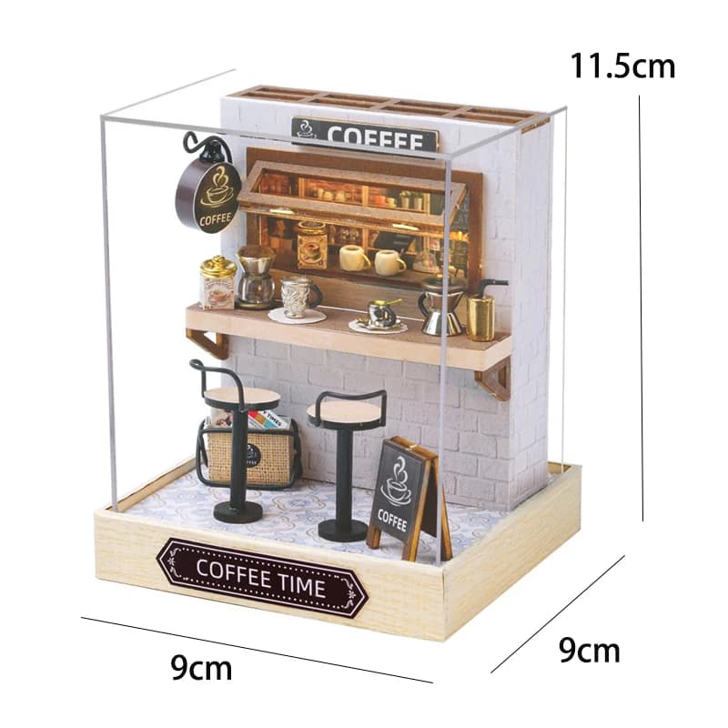 Kit de maisons de poupées en bois pour animalerie, Puzzle 3D, fabrication et assemblage de jouets, m