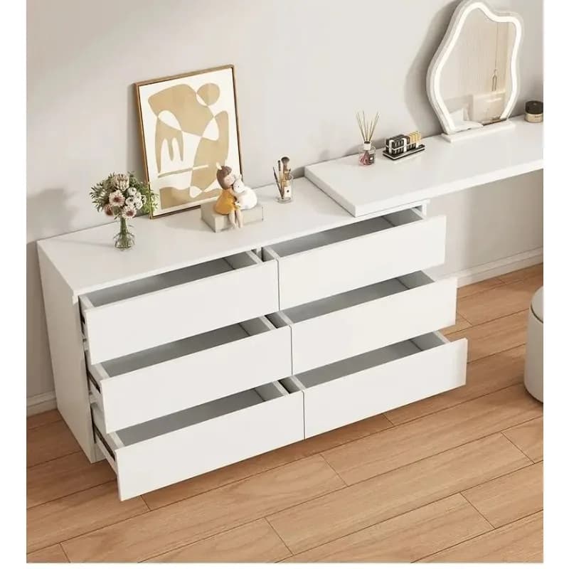 Coiffeuse, simple et moderne, table de maquillage, casier de rangement, plusieurs tailles disponible
