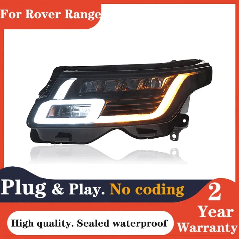 Phares pour Land Rover série L405, anciens à nouveaux, avec matrice LED, à brancher