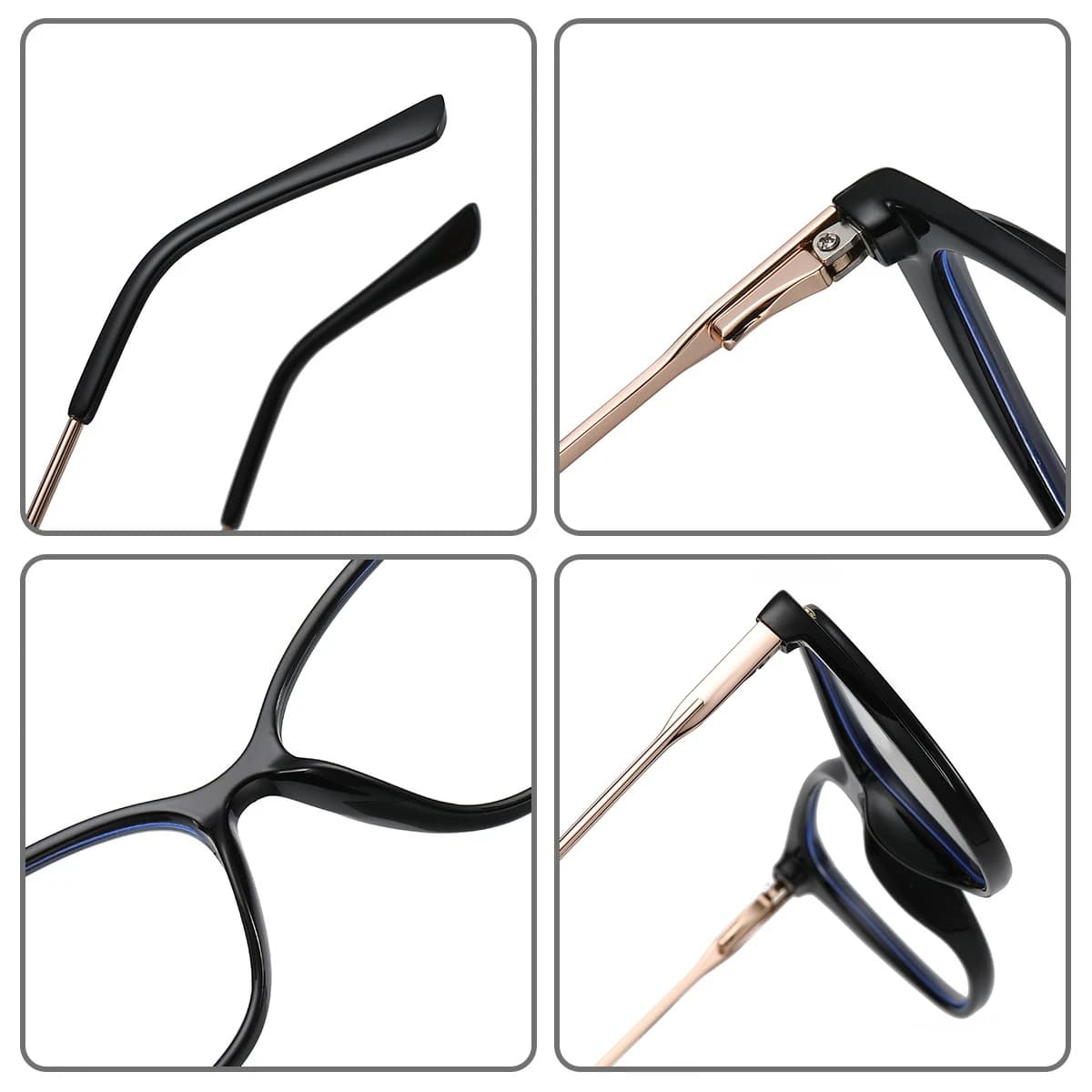 YIMARUILI mode papillon TR90 alliage lunettes myopes rétro Ultra-léger oeil de chat optique Prescrip
