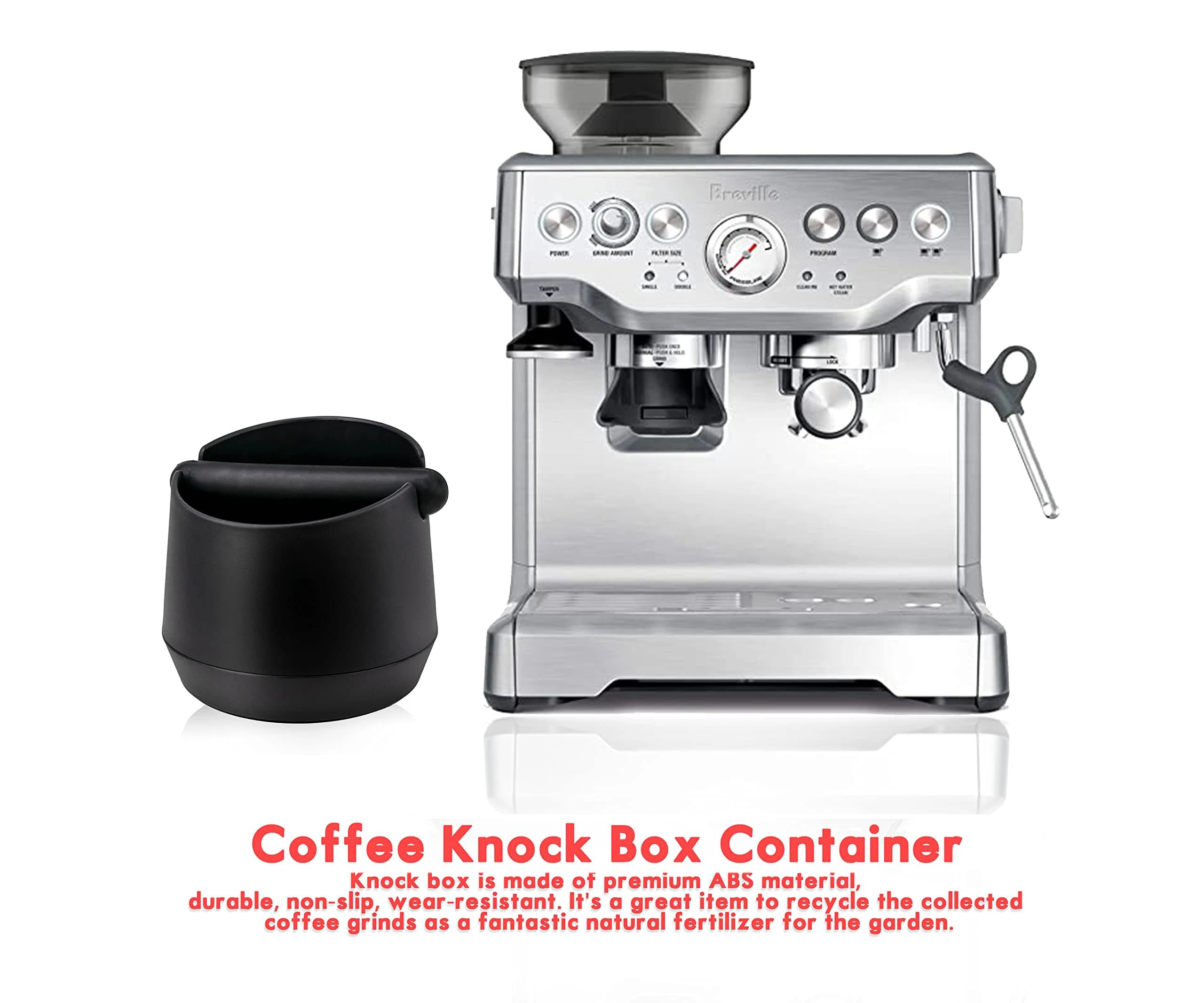 Leeseph-Boîte de Décharge de Résidus de Café, Récipient Non-ALD, Broyage Barista Durable, Boîte de C