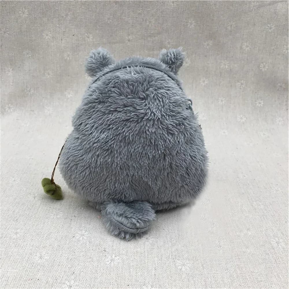 Porte-monnaie chat mignon Anime, petit portefeuille en peluche douce avec fermeture éclair pour enfa