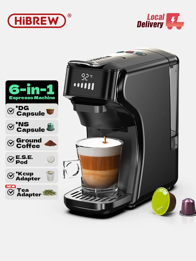 HiBREW – Machine à café à capsules 6 en 1, expresso Multiple chaud/froid, Cappuccino, Dolce Gusto, p