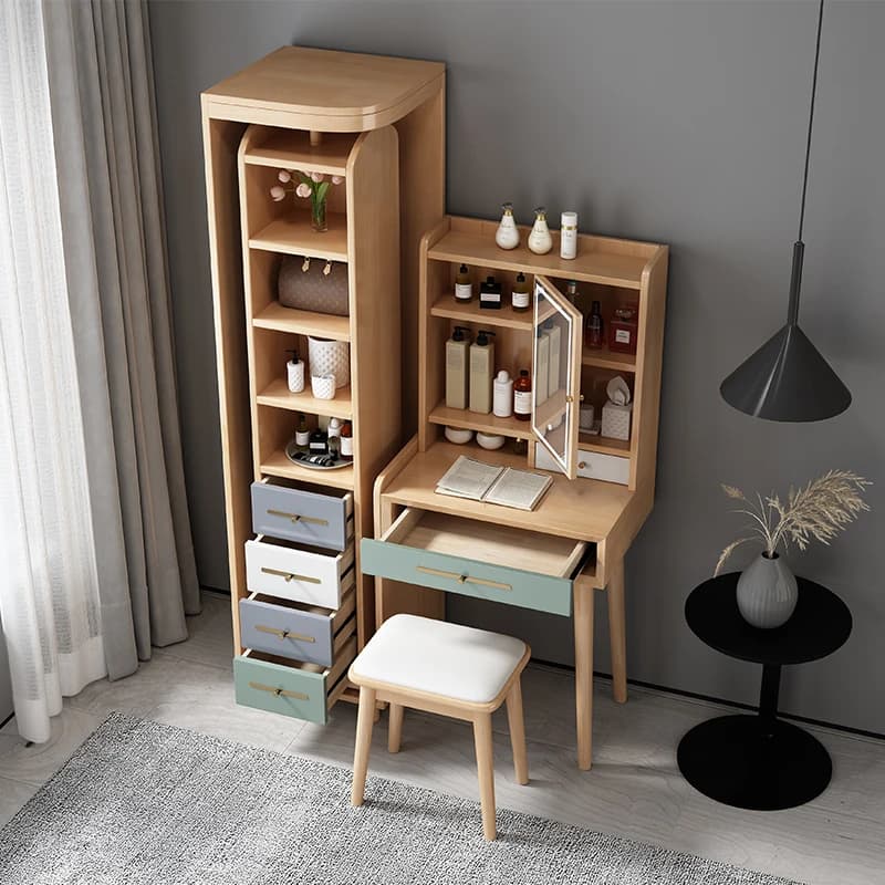 Table De vanité De luxe classique Simple moderne chambre maquillage Table De vanité rangement nordiq