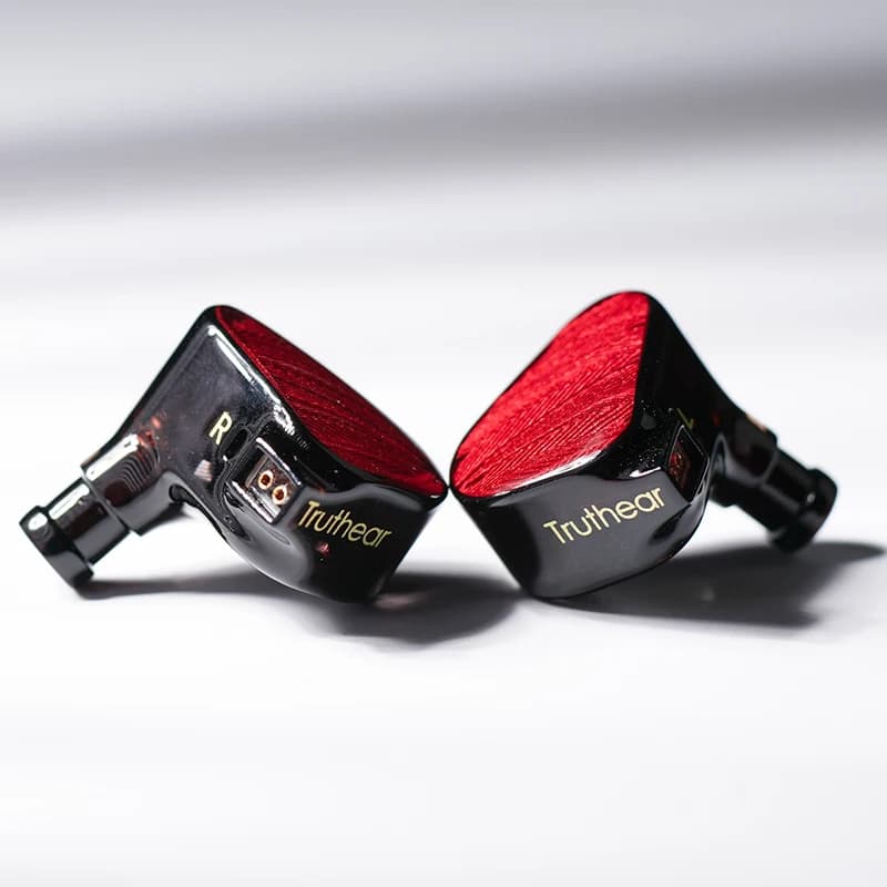 TRUTHEAR x Crinacle ZERO: écouteur rouge double pilotes dynamiques écouteurs intra-auriculaires avec