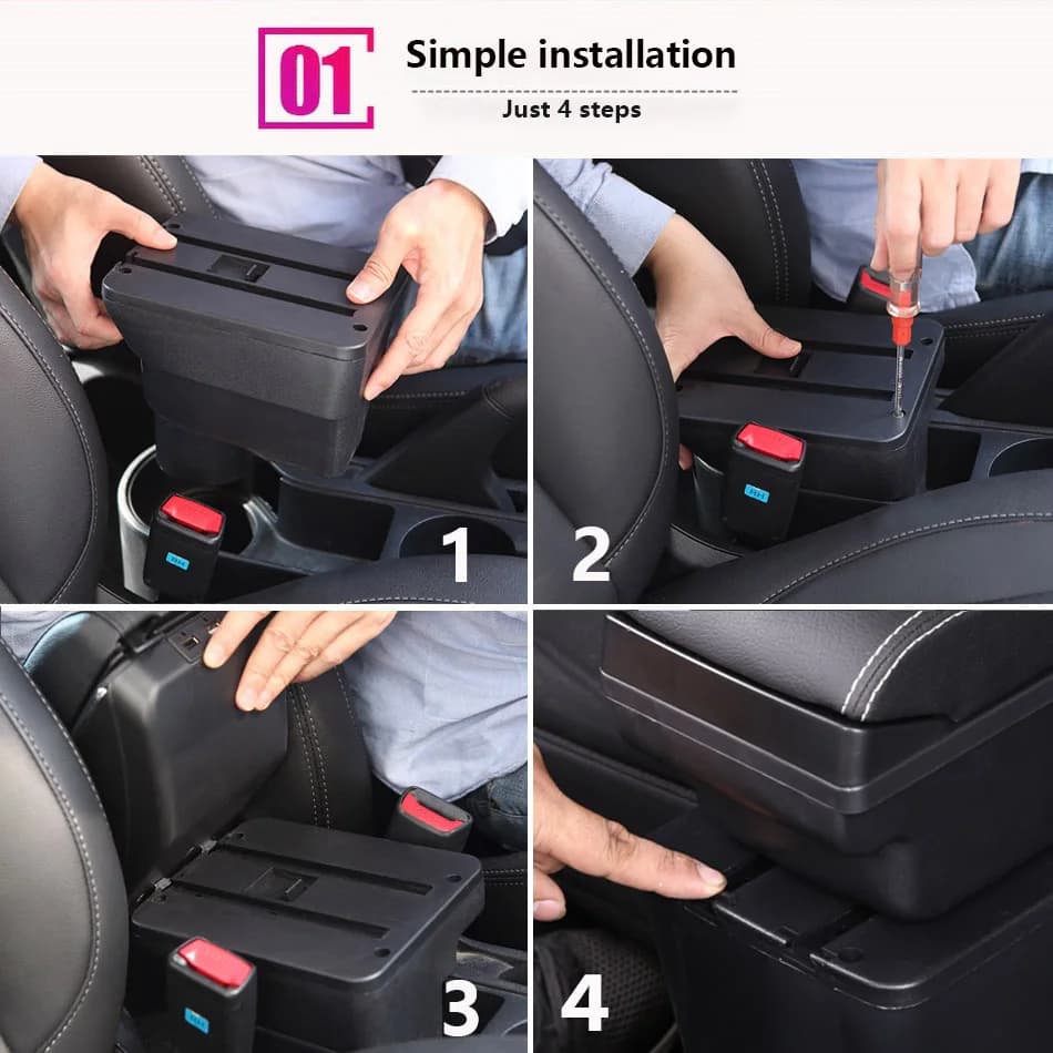 Boîte de rangement d'accoudoir de voiture pour SUZUKI SX4, pièces de rechange, détails intérieurs, a