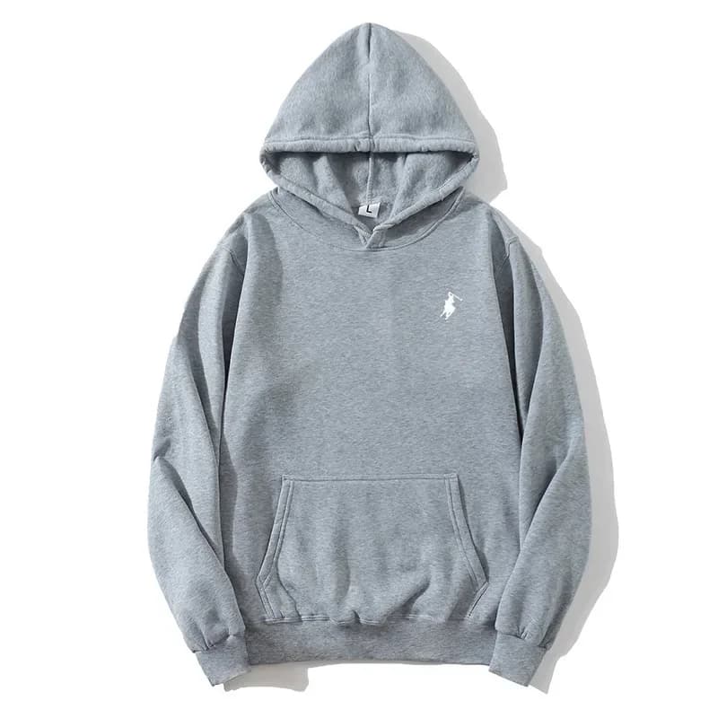 Sweat-shirt à capuche imprimé polo 2025 pour l'automne et l'hiver, adapté aux hommes et aux femmes, 